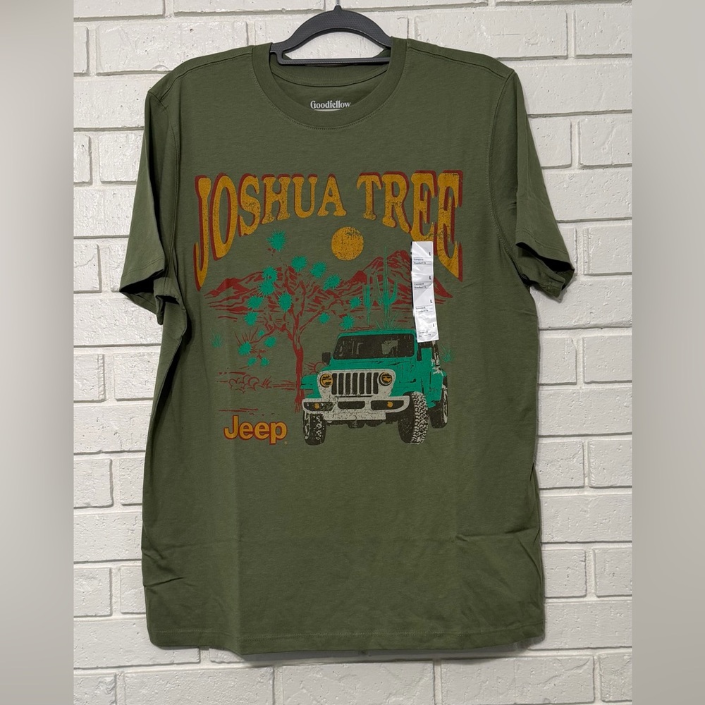 Men’s Goodfellow X Jeep Joshua Tree tee. Size L. NWT